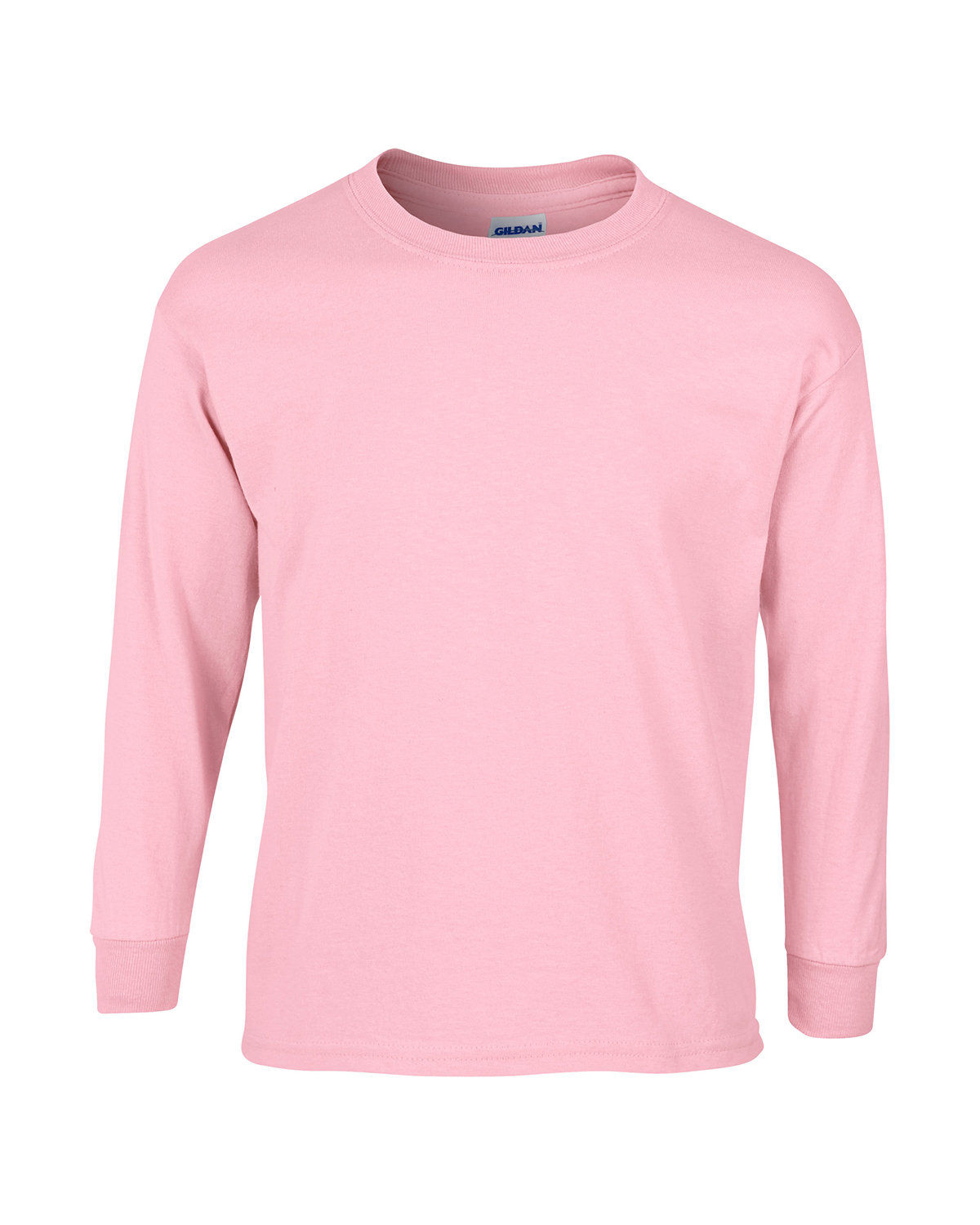 Gildan Ultra Cotton Long Sleeve in Light Pink
