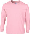 Am image of a Custom Gildan Ultra Cotton Long Sleeve in Light Pink!