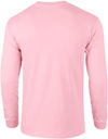 Am image of a Custom Gildan Ultra Cotton Long Sleeve in Light Pink!