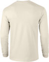 Am image of a Custom Gildan Ultra Cotton Long Sleeve in Natural!