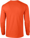 Am image of a Custom Gildan Ultra Cotton Long Sleeve in Orange!