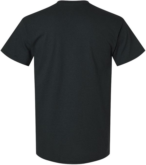 An image of a Custom Gildan Ultra Cotton Pocket T Shirt in Black!