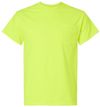 An image of a Custom Gildan Ultra Cotton Pocket T Shirt in Safety Green!