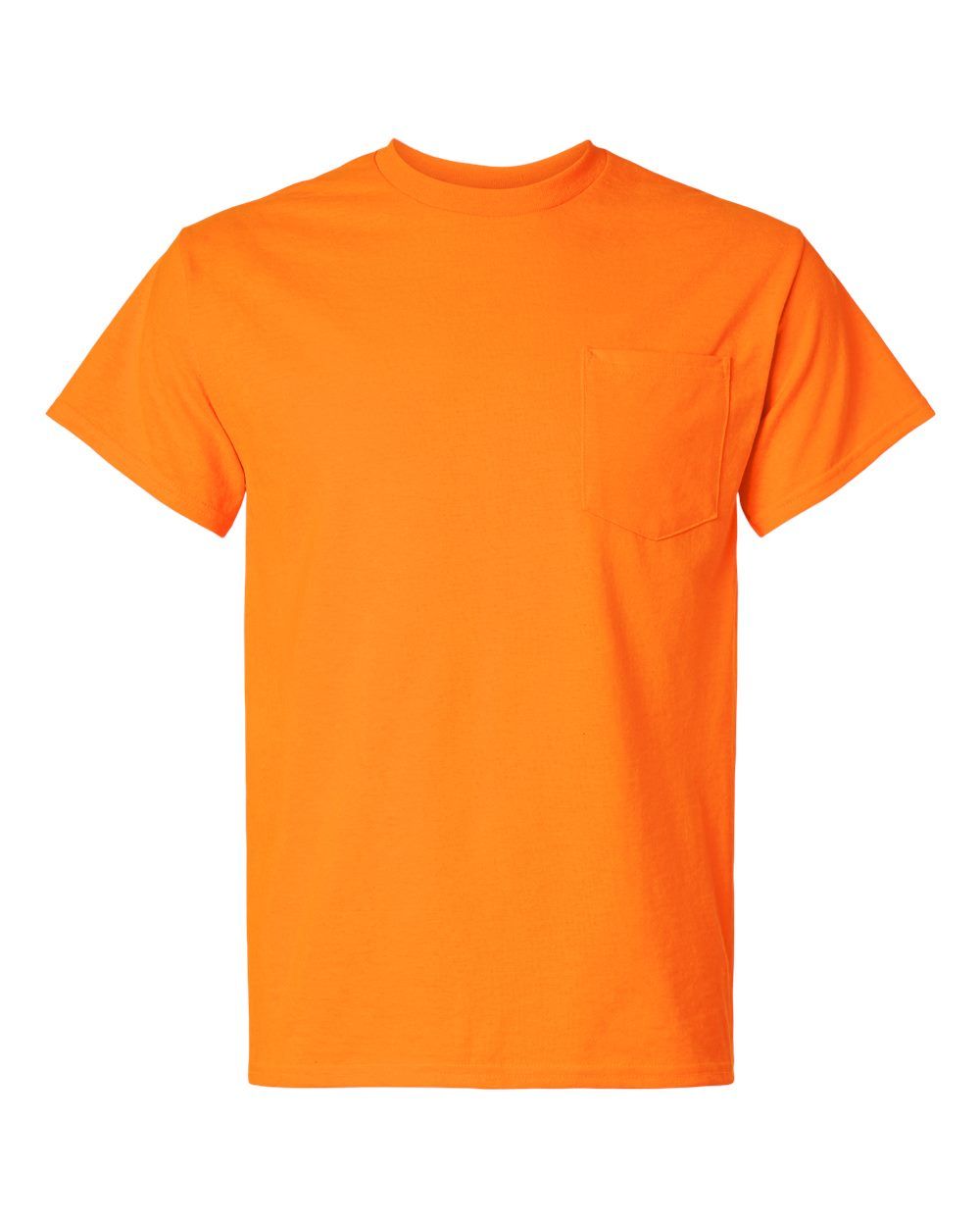 Gildan Ultra Cotton Pocket T Shirt in Safety Orange