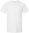 An image of a Custom Gildan Ultra Cotton Pocket T Shirt in White!