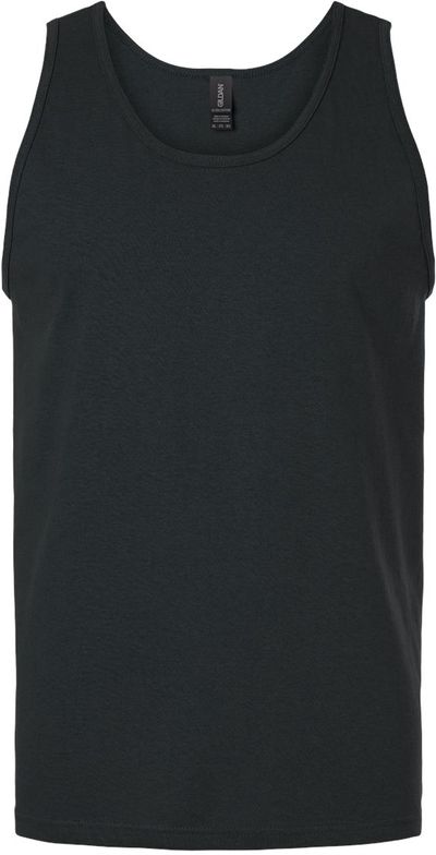Am image of a Custom Gildan Ultra Cotton Tank Top in Black!