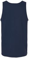 Am image of a Custom Gildan Ultra Cotton Tank Top in Navy!
