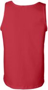 Am image of a Custom Gildan Ultra Cotton Tank Top in Red!