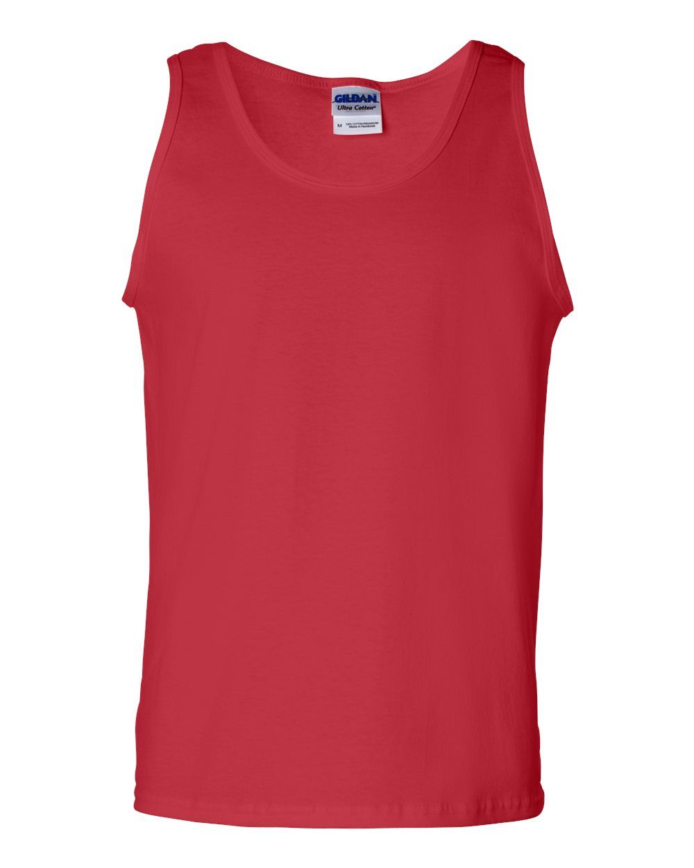 Gildan Ultra Cotton Tank Top in Red