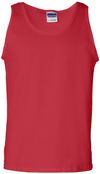 Am image of a Custom Gildan Ultra Cotton Tank Top in Red!