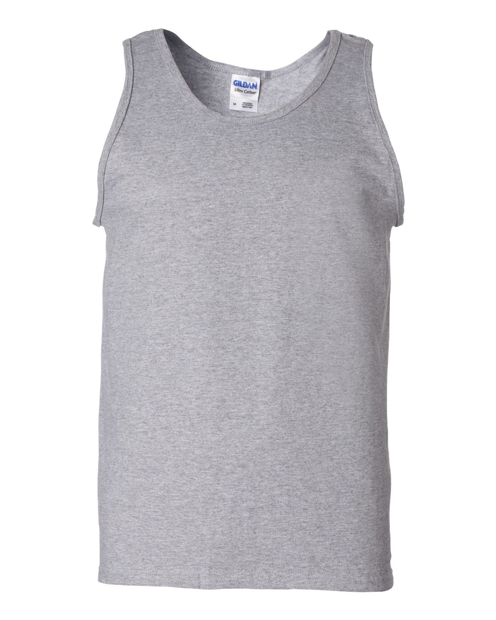 Gildan Ultra Cotton Tank Top in Sport Grey