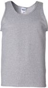 Am image of a Custom Gildan Ultra Cotton Tank Top in Sport Grey!