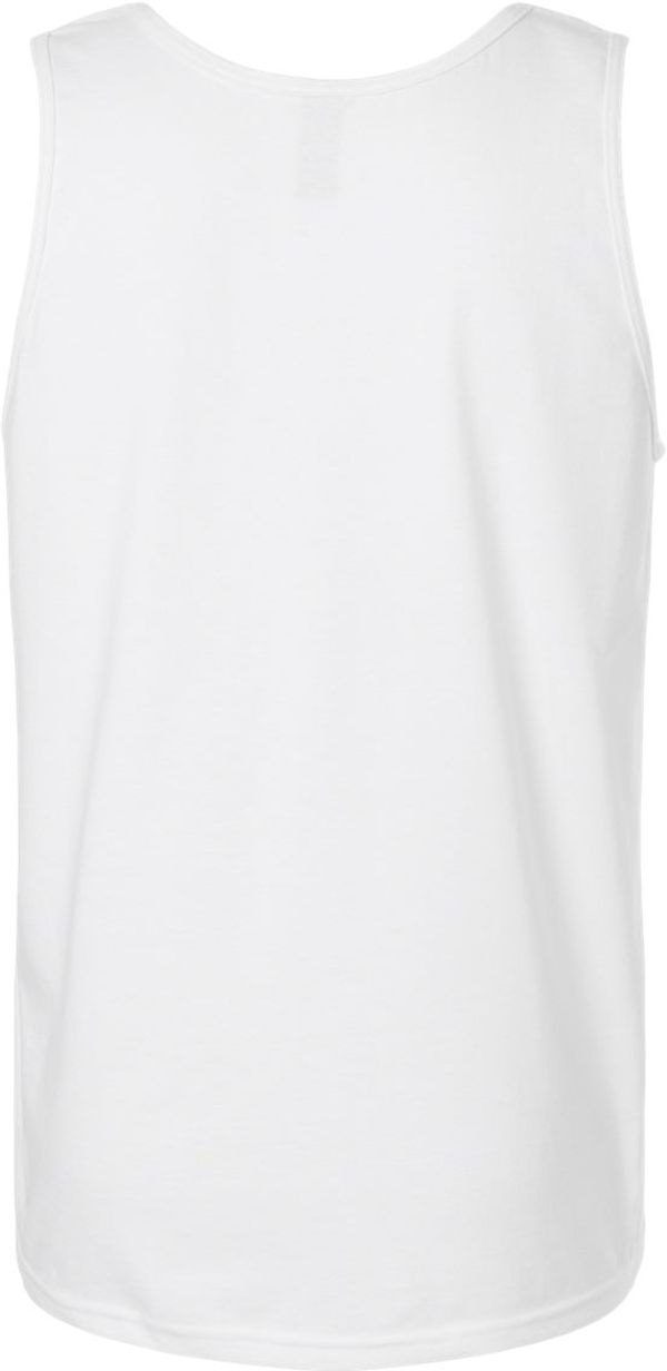 Am image of a Custom Gildan Ultra Cotton Tank Top in White!