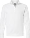 An image of a Custom Gildan Unisex Heavy Blend Quarter Zip Sweatshirt in White!