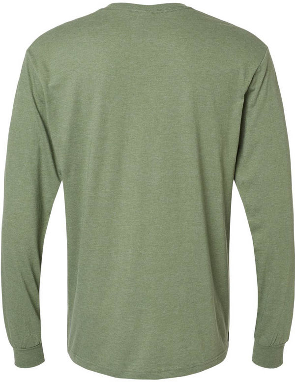 An image of a Custom Gildan Unisex Softstyle CVC Long Sleeve T Shirt in Cactus!