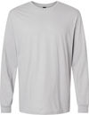 An image of a Custom Gildan Unisex Softstyle CVC Long Sleeve T Shirt in Cement!