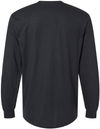 An image of a Custom Gildan Unisex Softstyle CVC Long Sleeve T Shirt in Pitch Black!