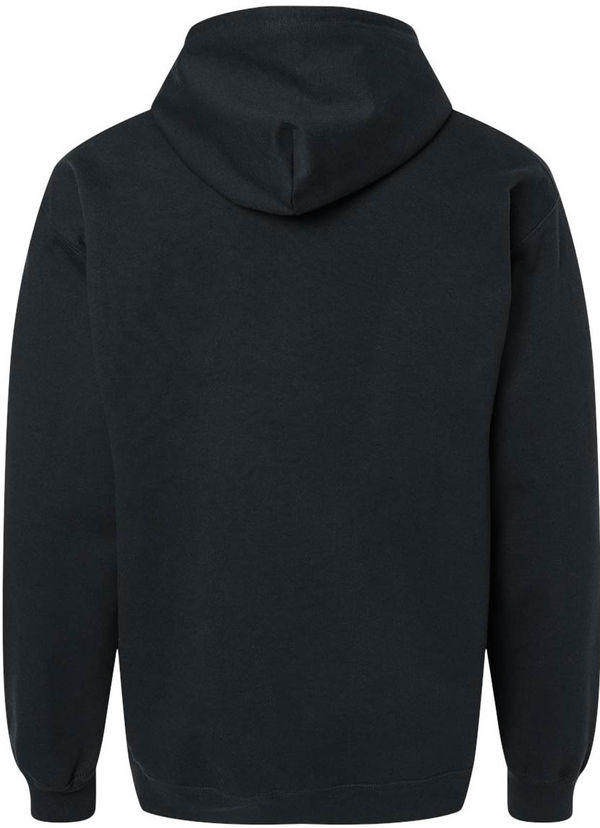 An image of a Custom Gildan Unisex Soft Style Full Zip Hooded Sweatshirt in Black!