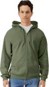 An image of a Custom Gildan Unisex Soft Style Full Zip Hooded Sweatshirt!