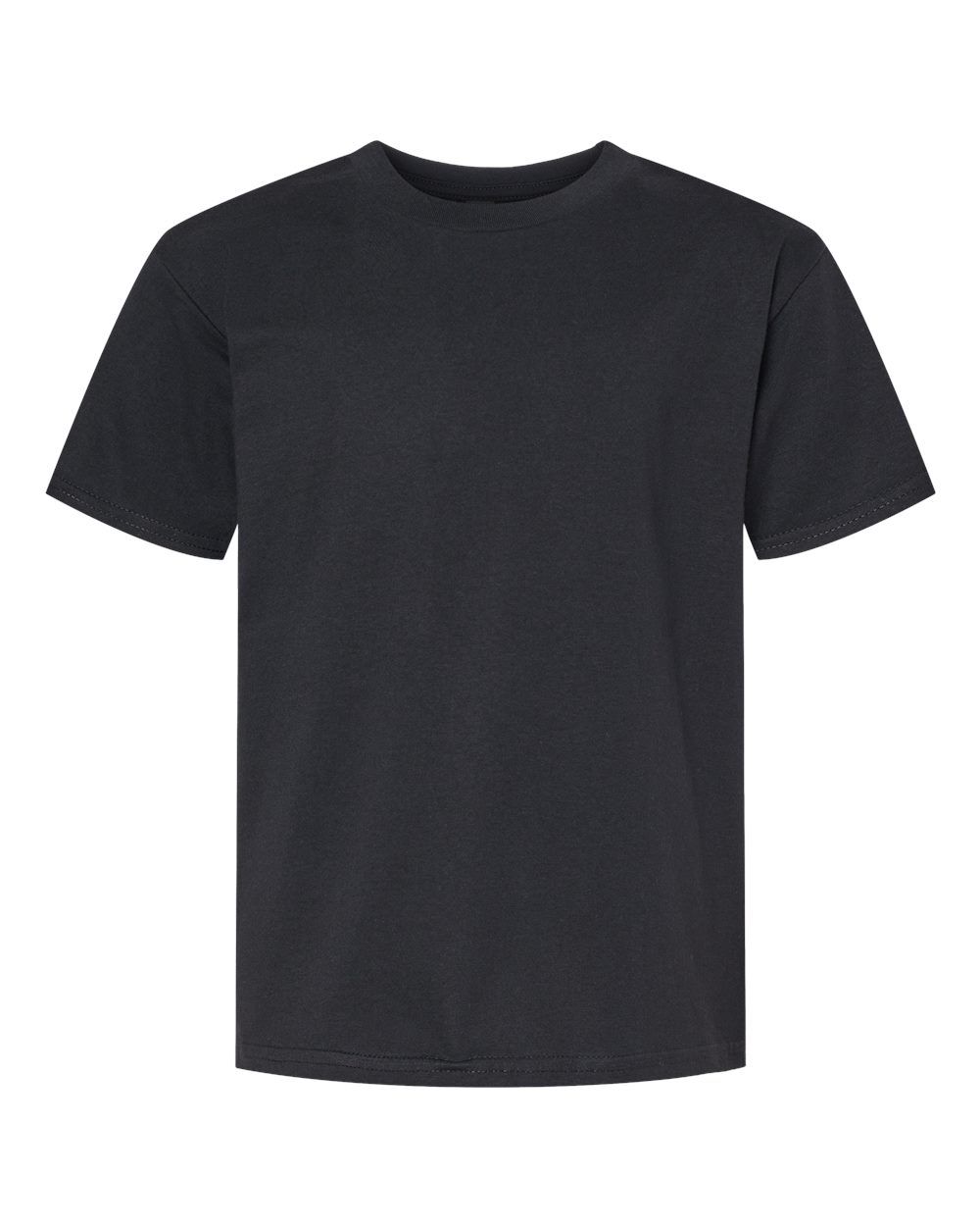 Gildan Youth Softstyle Midweight T Shirt in Pitch Black