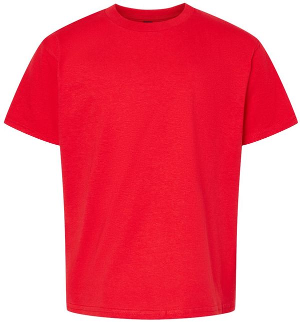 An image of a Custom Gildan Youth Softstyle Midweight T Shirt in Red!