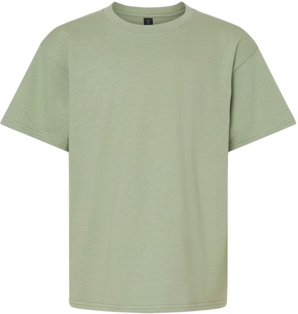 An image of a Custom Gildan Youth Softstyle Midweight T Shirt in Sage!
