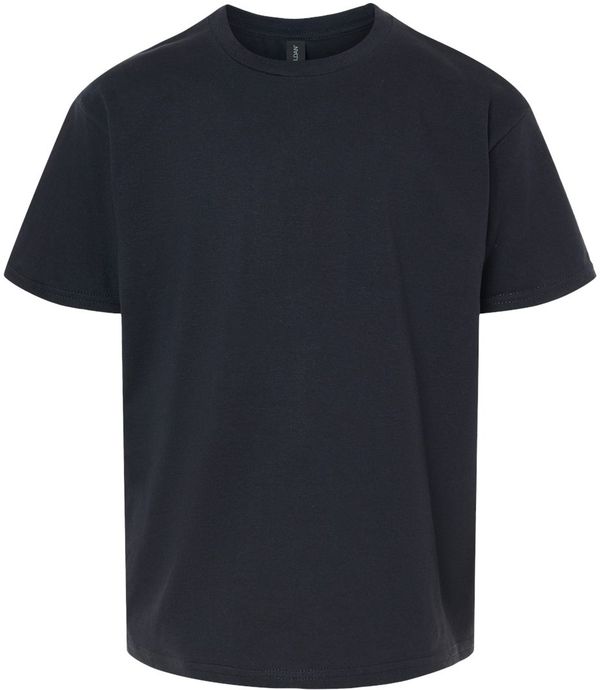 An image of a Custom Gildan Youth Softstyle T Shirt in BLACK!