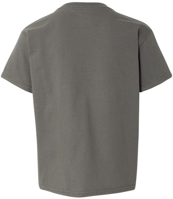 An image of a Custom Gildan Youth Softstyle T Shirt in CHARCOAL!