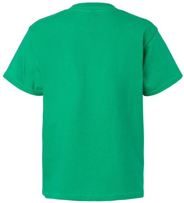 An image of a Custom Gildan Youth Softstyle T Shirt in IRISH GREEN!