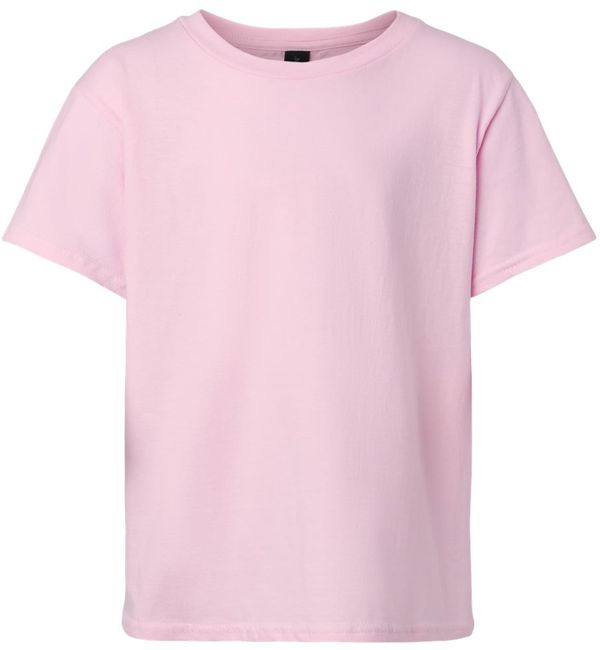 An image of a Custom Gildan Youth Softstyle T Shirt in LIGHT PINK!