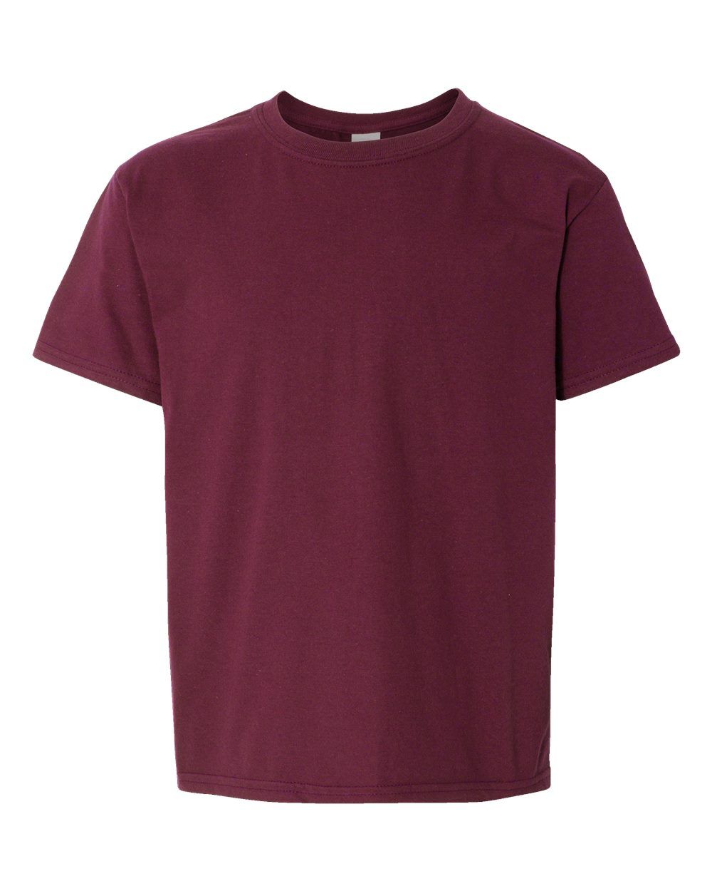 Gildan Youth Softstyle T Shirt in MAROON