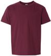 An image of a Custom Gildan Youth Softstyle T Shirt in MAROON!