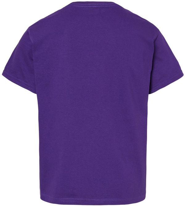 An image of a Custom Gildan Youth Softstyle T Shirt in PURPLE!