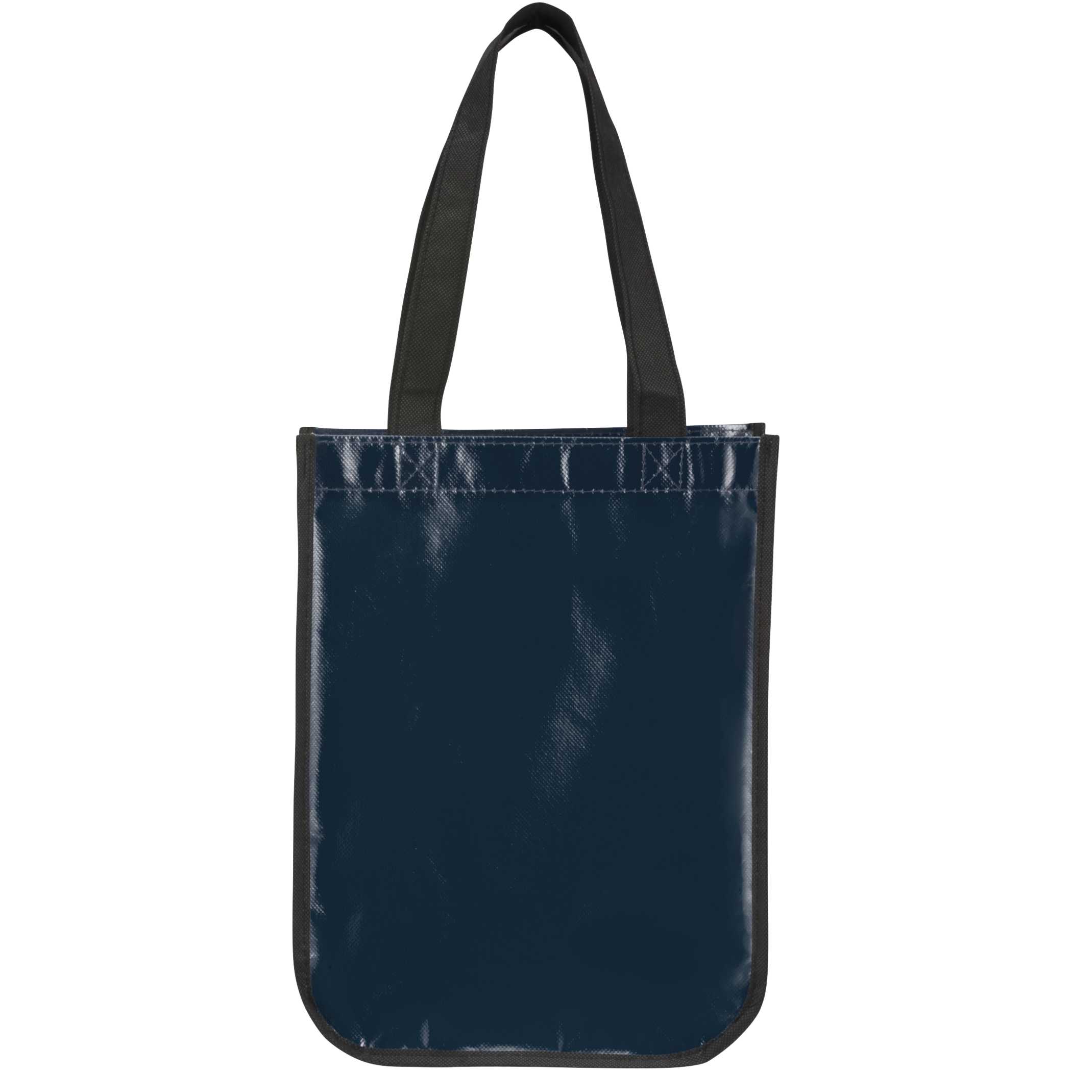 Gloss Laminated Non Woven Gift Tote in Navy