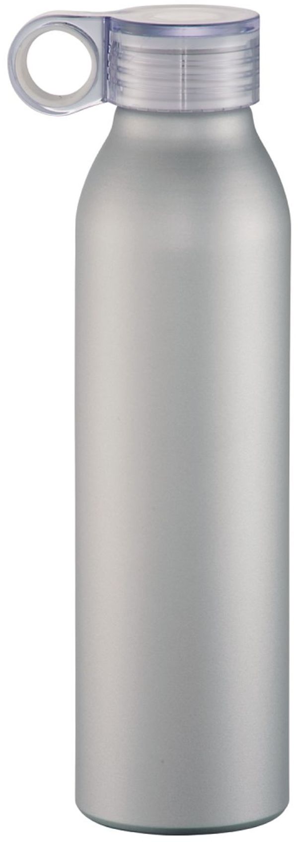 An image of a Custom Grom 22oz Aluminum Sports Bottle in Silver!