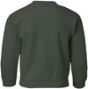 Am image of a Custom Gildan Heavy Blend Youth Sweatshirt in Forest!