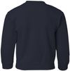 Am image of a Custom Gildan Heavy Blend Youth Sweatshirt in Navy!