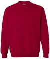 Am image of a Custom Gildan Heavy Blend Crewneck Sweatshirt in Cardinal Red!