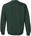 An image of a Custom Gildan Heavy Blend Crewneck Sweatshirt in Forest Green!