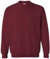 Am image of a Custom Gildan Heavy Blend Crewneck Sweatshirt in Garnet!