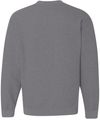 Am image of a Custom Gildan Heavy Blend Crewneck Sweatshirt in Graphite Heather!