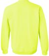 Am image of a Custom Gildan Heavy Blend Crewneck Sweatshirt in Safety Green!