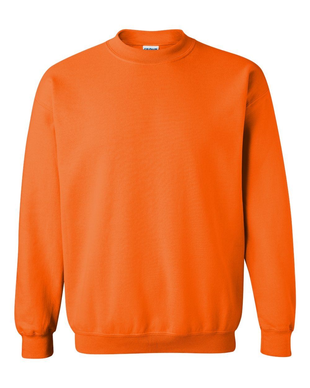 Gildan Heavy Blend Crewneck Sweatshirt in Safety Orange