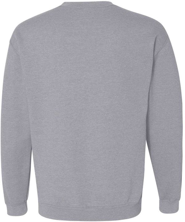 Am image of a Custom Gildan Heavy Blend Crewneck Sweatshirt in Sport Grey!