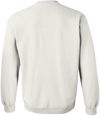 Am image of a Custom Gildan Heavy Blend Crewneck Sweatshirt in White!