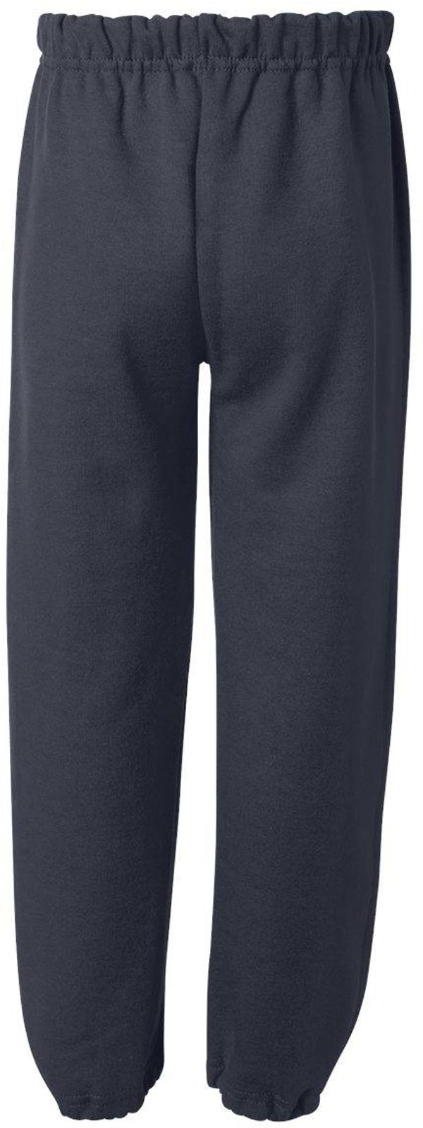 Am image of a Custom Gildan Heavy Blend Youth Sweatpants in Navy!