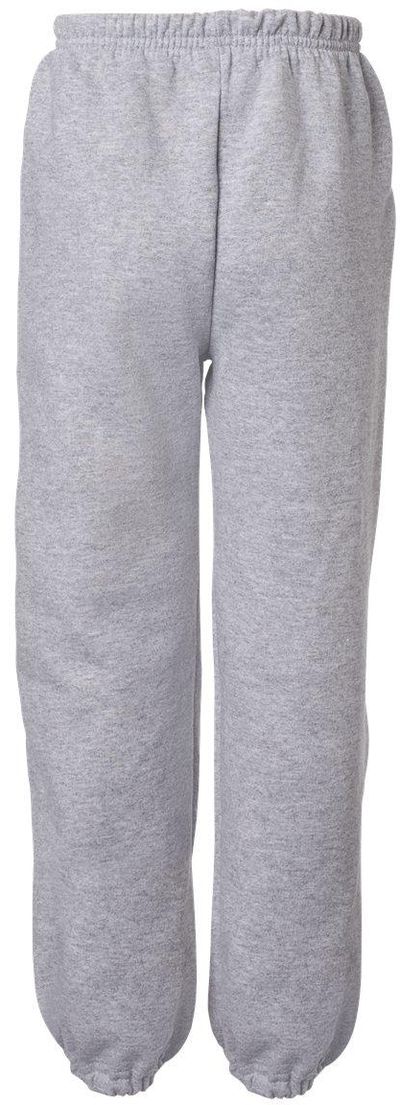 Am image of a Custom Gildan Heavy Blend Youth Sweatpants in Sport Grey!