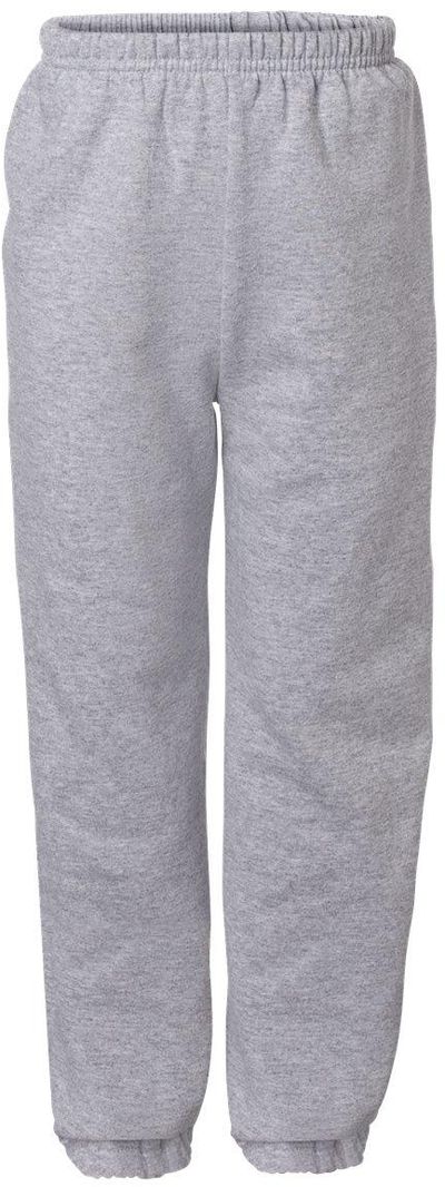 Am image of a Custom Gildan Heavy Blend Youth Sweatpants in Sport Grey!