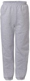 Am image of a Custom Gildan Heavy Blend Youth Sweatpants in Sport Grey!