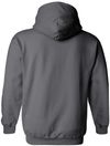Am image of a Custom Gildan Heavy Blend Hooded Sweatshirt in Charcoal!